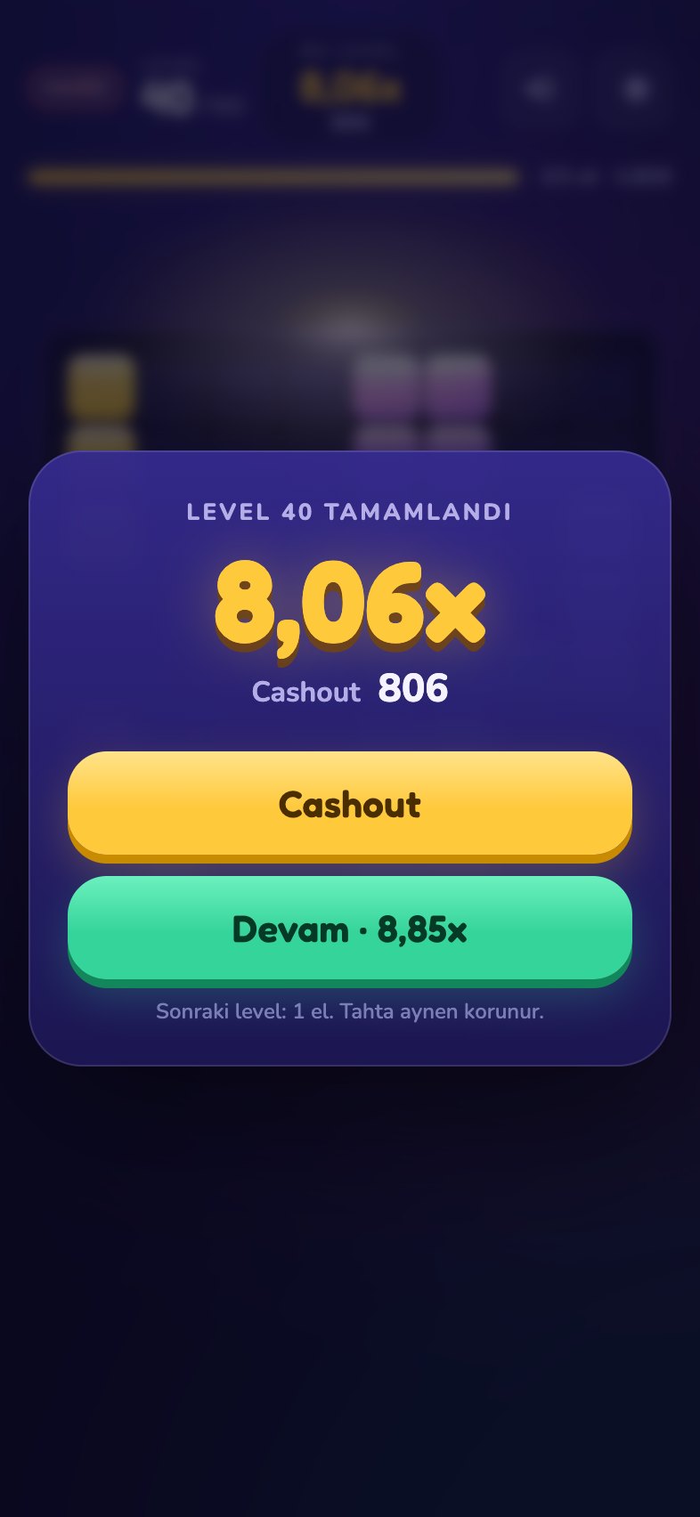The cash-out decision
